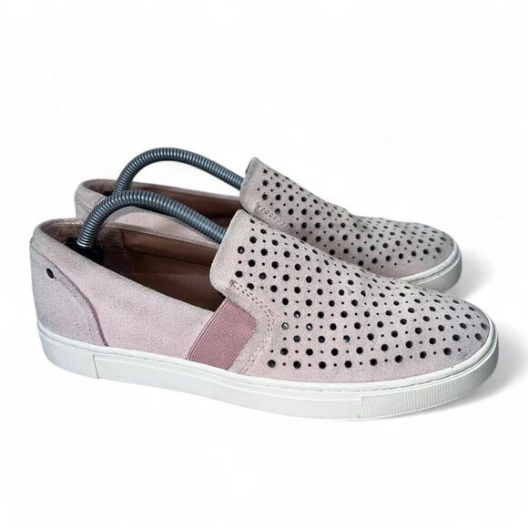 Frye & Co Peggy Perf Slip-on Suede Sneakers Pink 79251-BUS Women's 7 - Picture 4 of 11